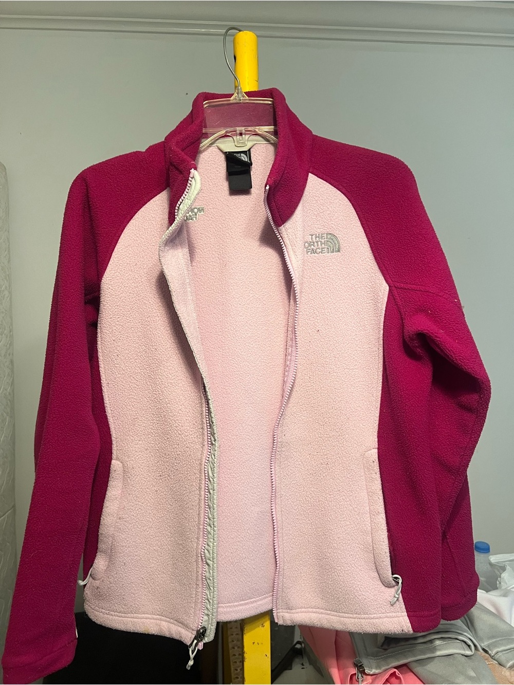 The North Face Women's Two-Tone Pink Fleece Jacket